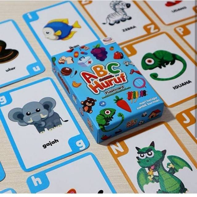 

Marbel Huruf Flash Card : Alphabet