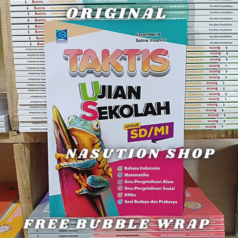 TAKTIS UJIAN SEKOLAH UNTUK SD/MI GRAFINDO - BUKU ORIGINAL - BUKU BARU