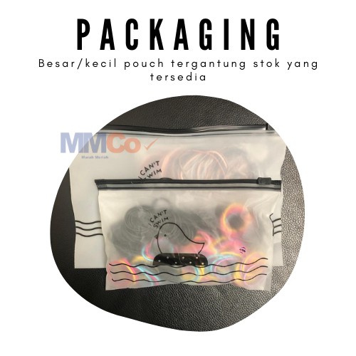 Ikat Rambut Karet Polos Elastis Gaya Korea Wanita / Karet Rambut / Karet Gelang Kucir isi 100pc MCO - AR05-4