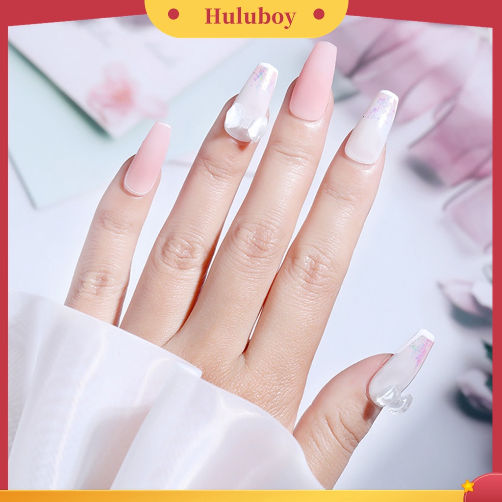 Huluboy Huluboy♡ 10pcs / Kantong Berlian Imitasi 3D Untuk Dekorasi Nail Art