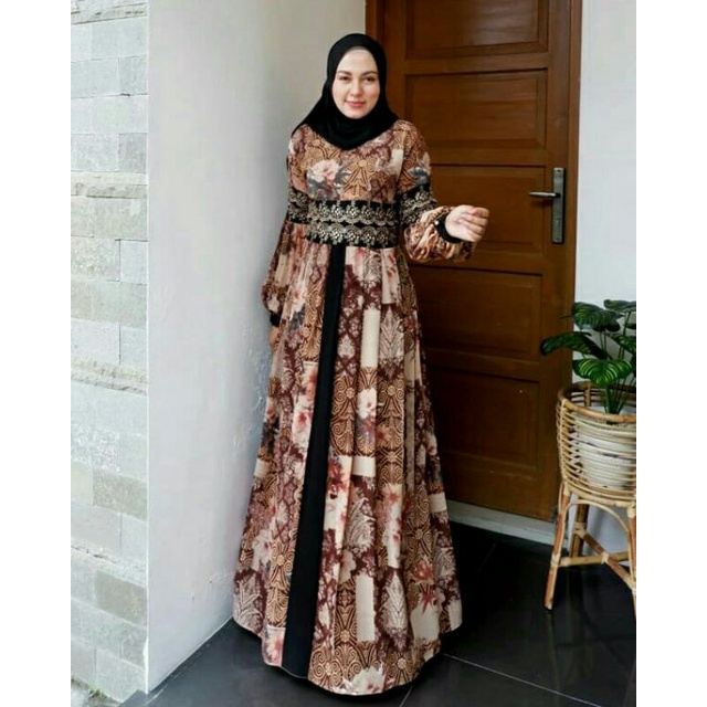 NAADIRA ABSTRAK DRESS // GAMIS WANITA