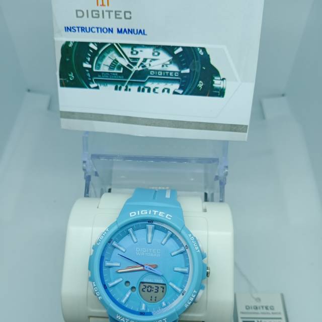 JAM TANGAN WANITA DIGITEC DUAL TIME ORIGINAL
