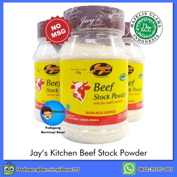 

Jay's Kitchen Beef Stock Powder Non MSG | Kaldu Sapi Bubuk Best Seller