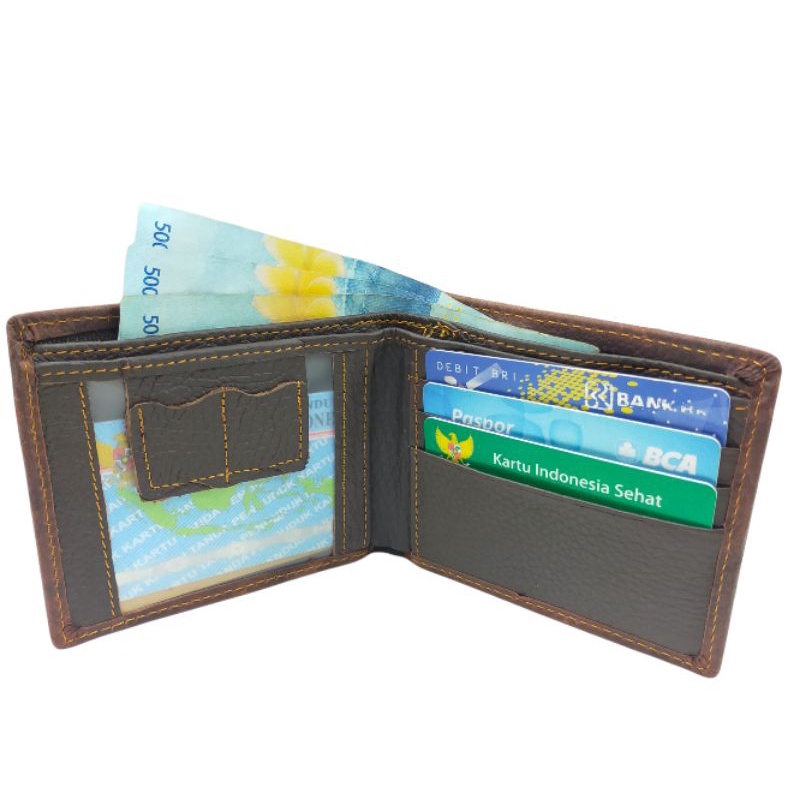 Dompet kulit pria model res depan jenis kulit basah kualitas import #dompet #dompetpria