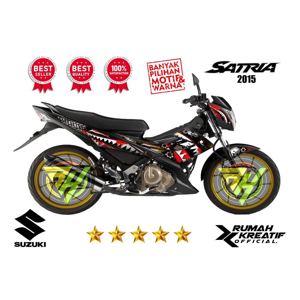 STRIPING VARIASI SUZUKI SATRIA FU 150 -2015 (Animasi Satria Fu Facelift 2013-2016) RK-01