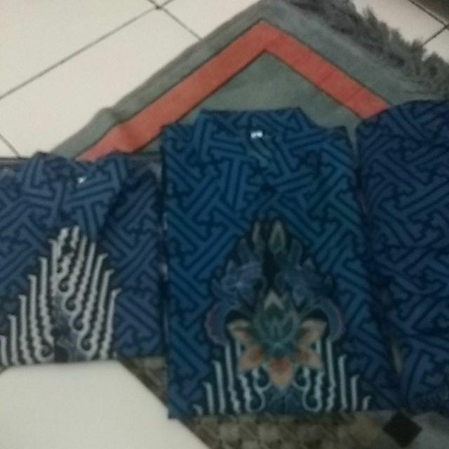 Batik Couple Keluarga Sania Ruffle Ori Ndoro Jowi Dnt Mataram Motof Manuk Tarung Warna