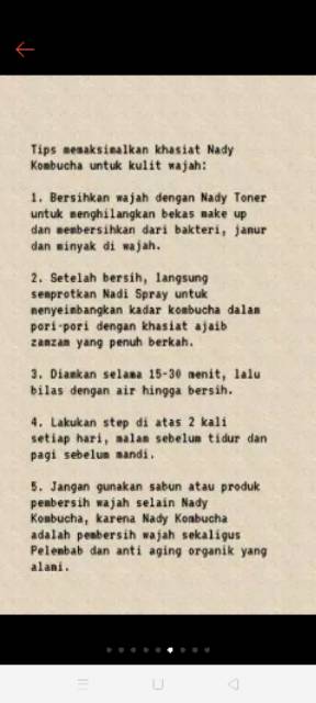 Nady Kombucha Perawatan Kulit Shopee Indonesia