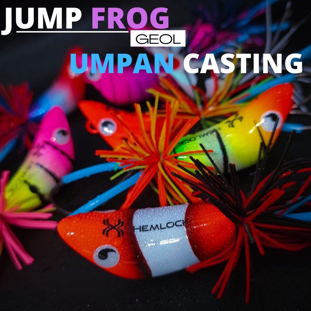 UMPAN CASTING JUMP FROG ACTION GEOL HEMLOCK