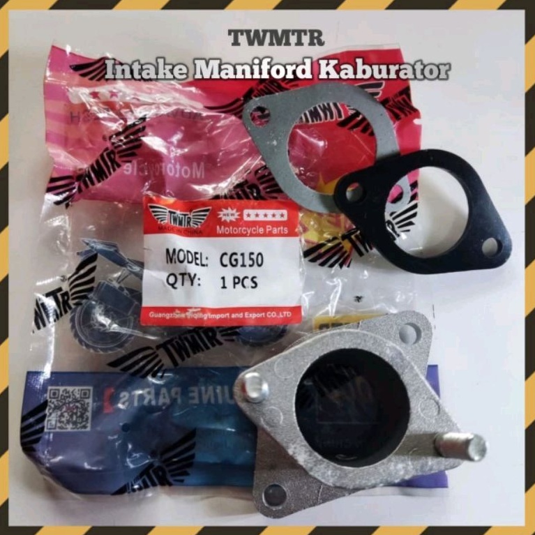 Jual Intake Intek Manifold Karet Penghubung Karburator Motor Roda