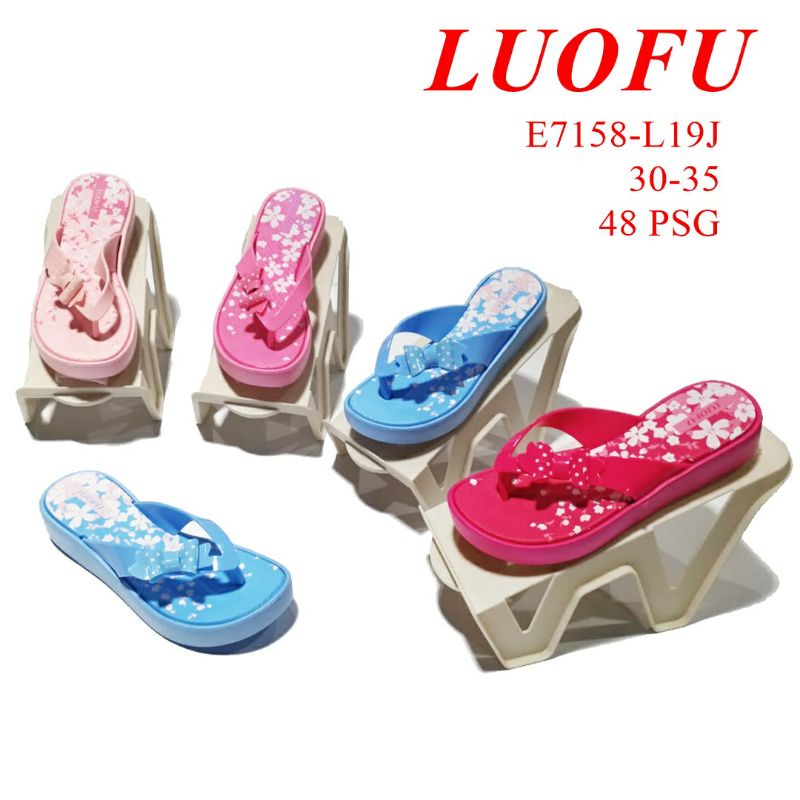 sandal karet anak perempuan LUOFU