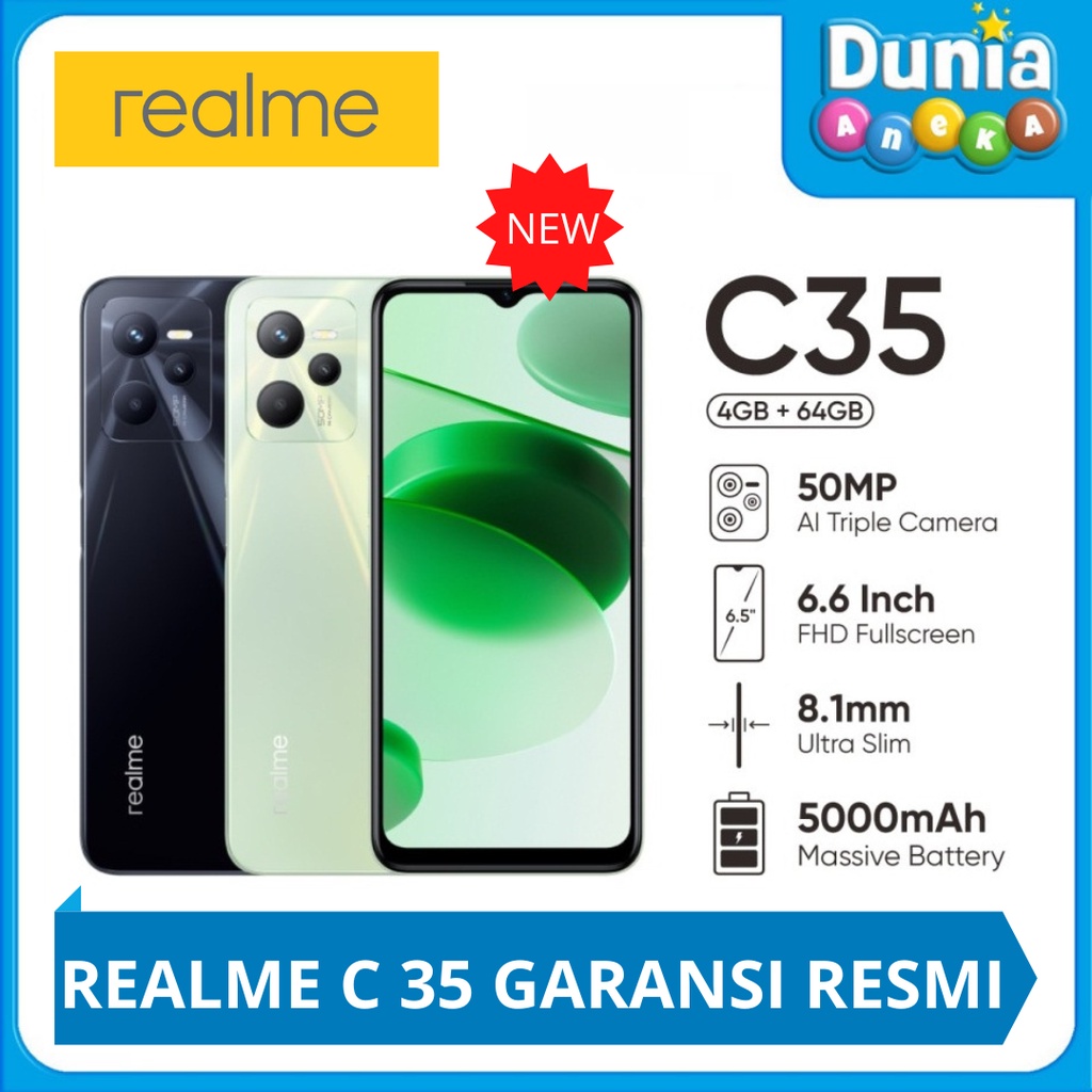 REALME C35 - GARANSI RESMI REALME INDONESIA