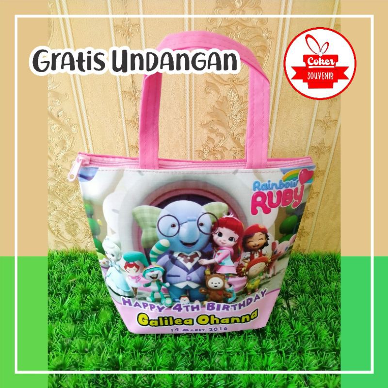 Promo / tas ulang tahun murah / goodie bag custom / Souvenir ultah pesta anak / Acara aqiqah-5