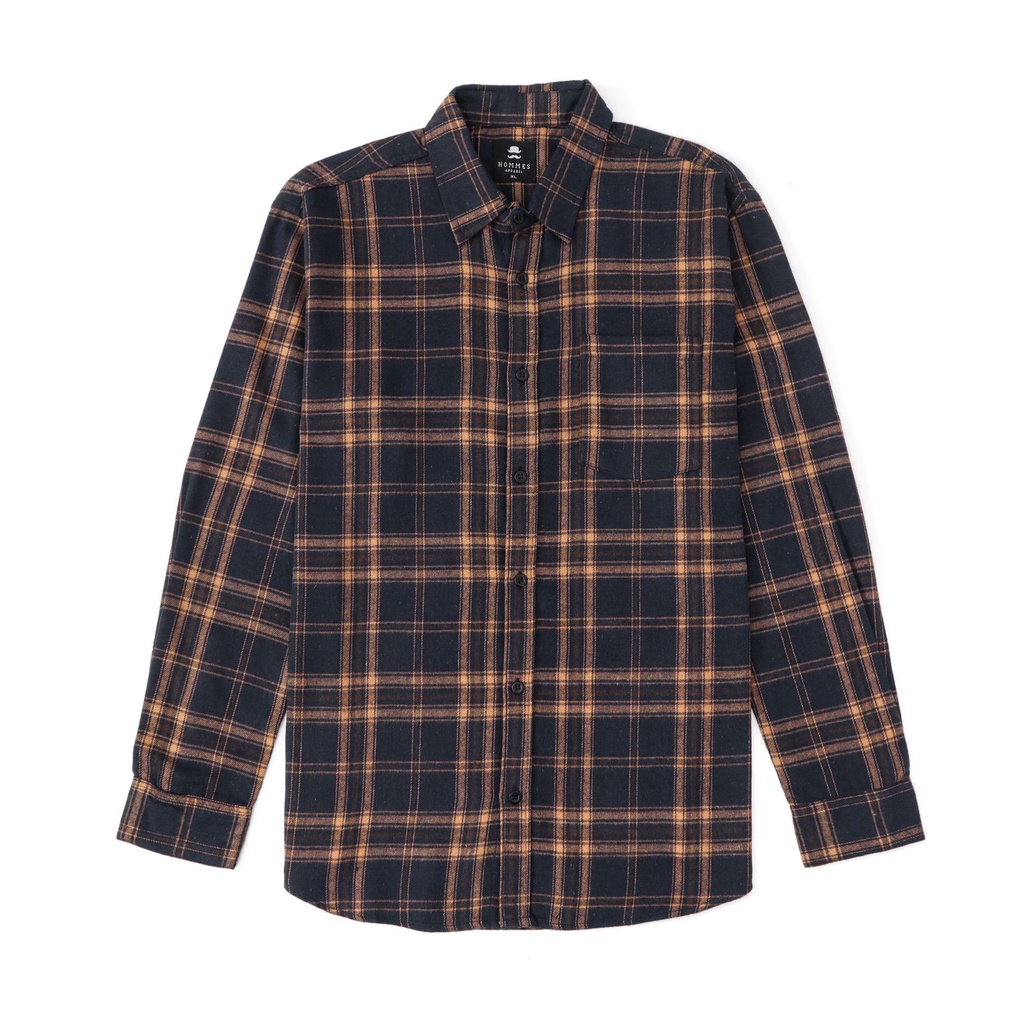 Hommes Apparel FS162 Gingerbread Flannel Shirt