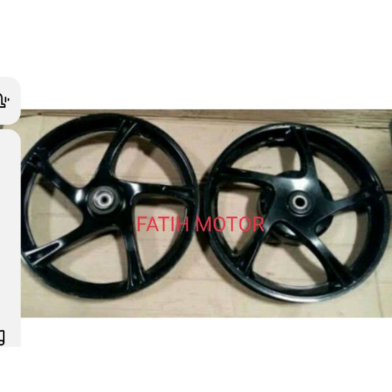 velg velek Mio soul karbu velg depan blakang Fino karbu/Mio sporty original/bekas copotan