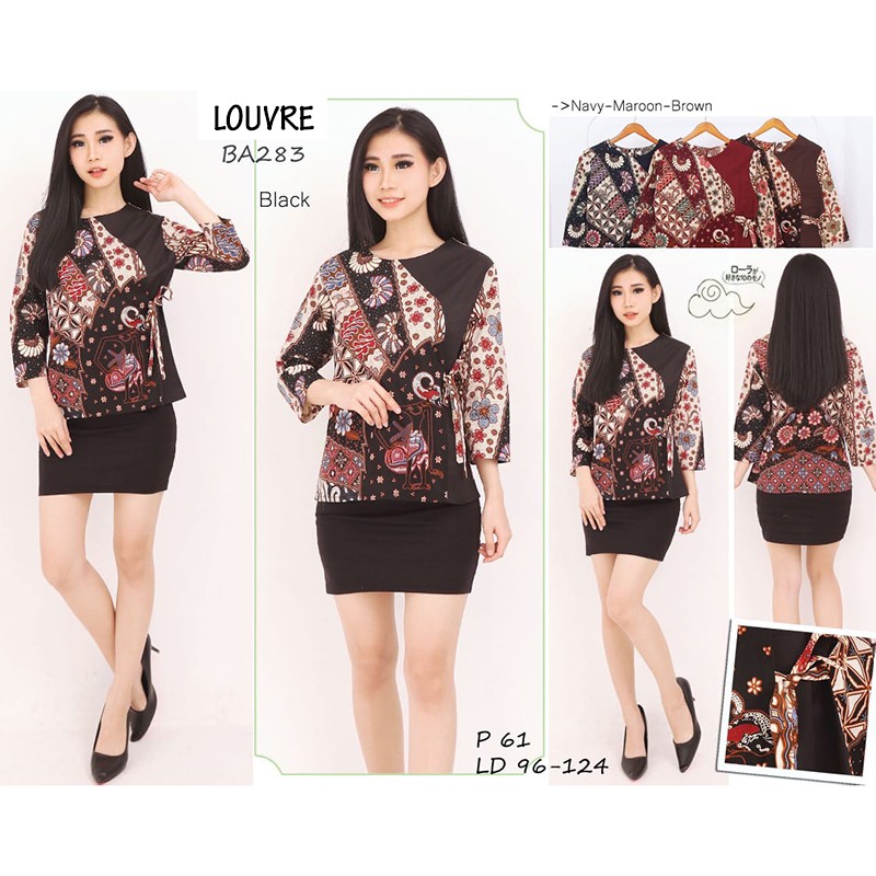 LOUVRE TOP - ATASAN BATIK WANITA