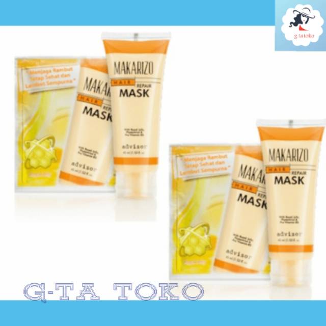  Makarizo  Advisor Hair Repair Mask Tube 45ml Sachet  15ml 