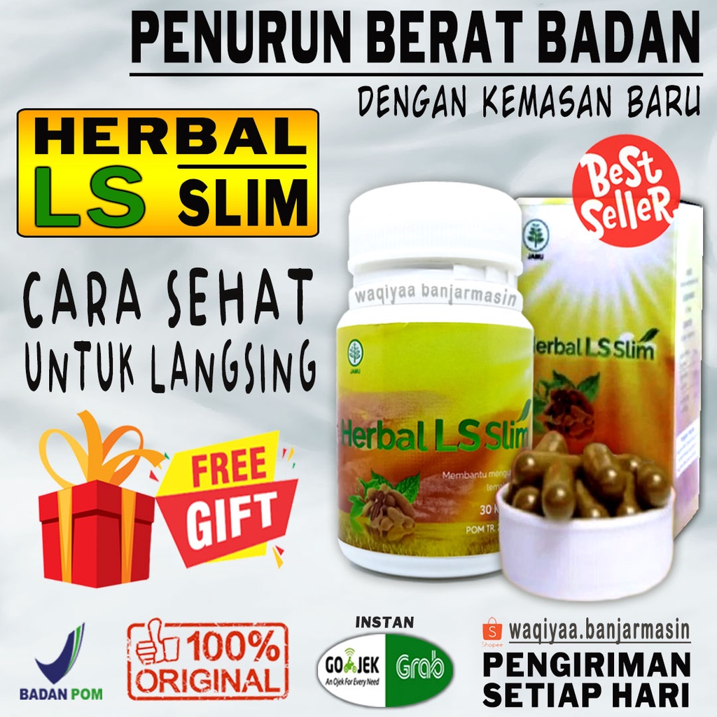 Herbal LS Slim Slimming HS Heballsslim Original 100% Bpom