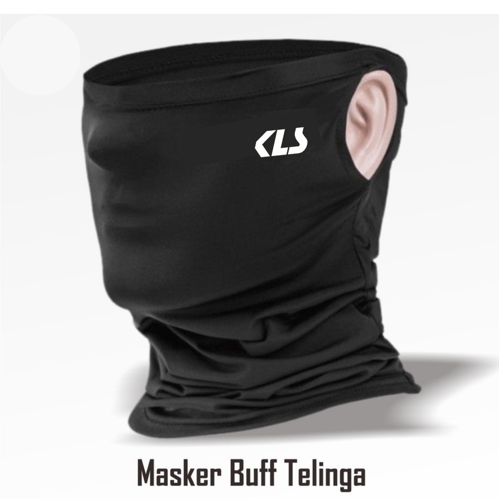 BUFF MASKER MOTOR EARLOOP BAHAN SPANDEX, BAP TREGOS NINJA SPORTY, MASKER WAJAH