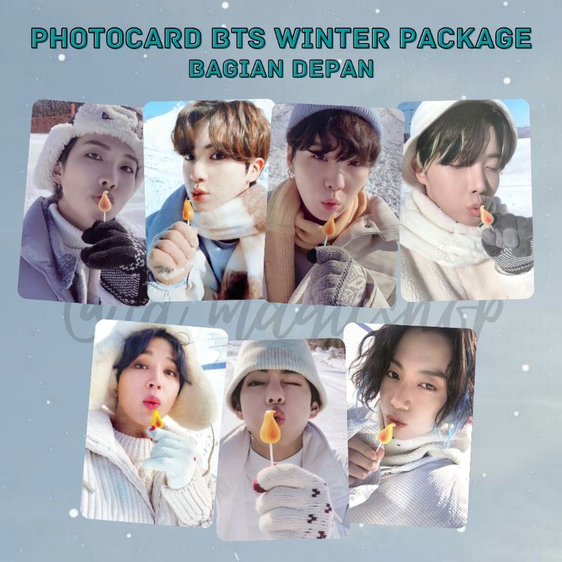 UNOFFICIAL PHOTOCARD WINTER PACKAGE BTS PC WINPACK