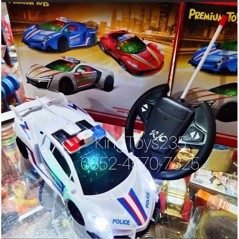 Mainan Mobil Remote Control Polisi Anak Lampu Suara Bonus Batrai 5pcs Sport Balap Lamborghini