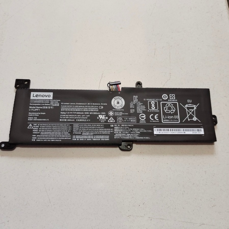 BATERAI LENOVO IdeaPad 330-15 330-14 330-15IGM 330-14AST 330E-14AST 330H-14AST L17M2PF1 ORIGINAL