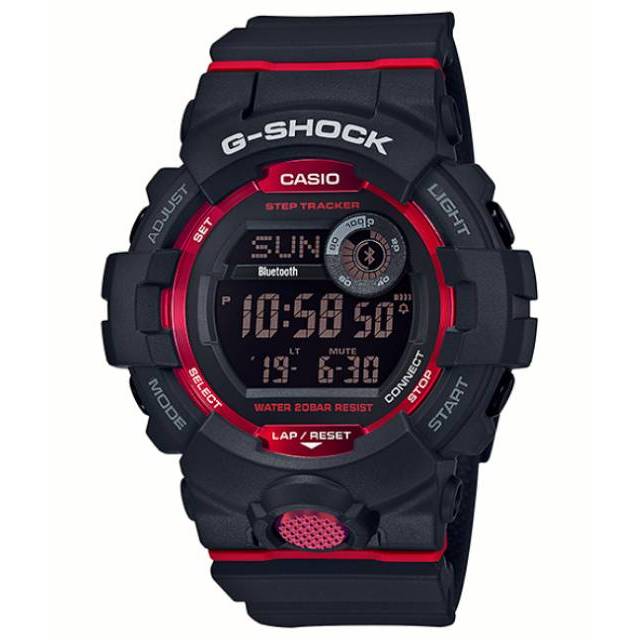 Casio G-SHOCK G-SQUAD Type GBD-800-1DR Original / Casio Gshock Bluetooth GBD 800 1 Garansi Resmi 2th