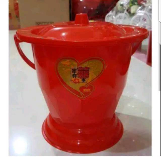 Restock Pispot plastik diameter 24cm tinggi 22cm