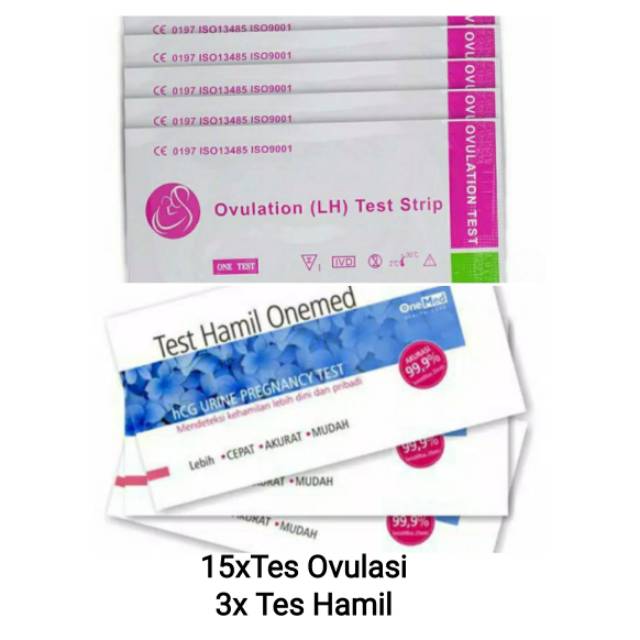 15x Ovulation LH Test Strip 3x Tes Hamil