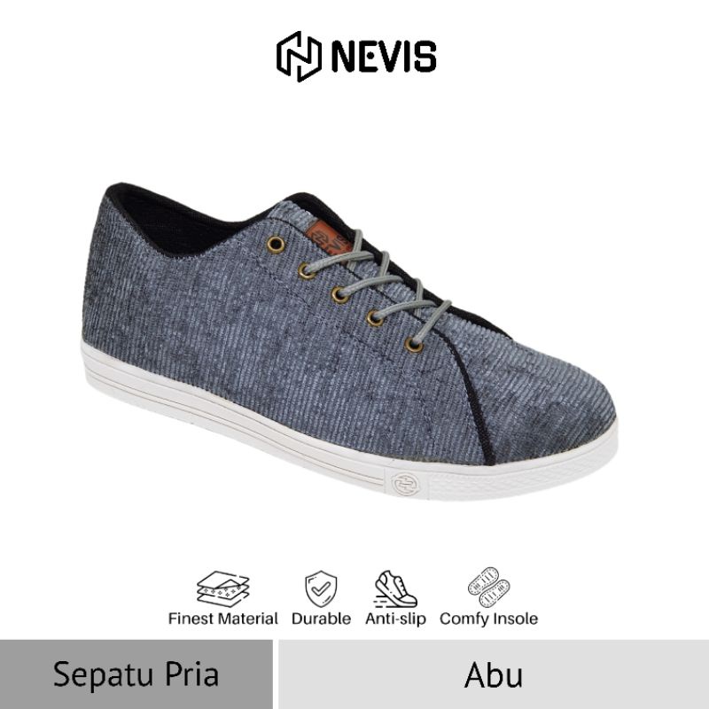 Sepatu Pria Sneakers Casual Nevis NVS 27 Sepatu Casual Sekolah Kerja Murah Terbaru Original