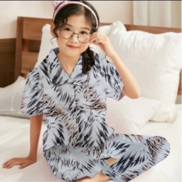 Baju Setelan Piyama Anak Perempuan Terbaru Model Kekinian 2021 Baju Tidur Anak Bahan Katun Usia 7 8 