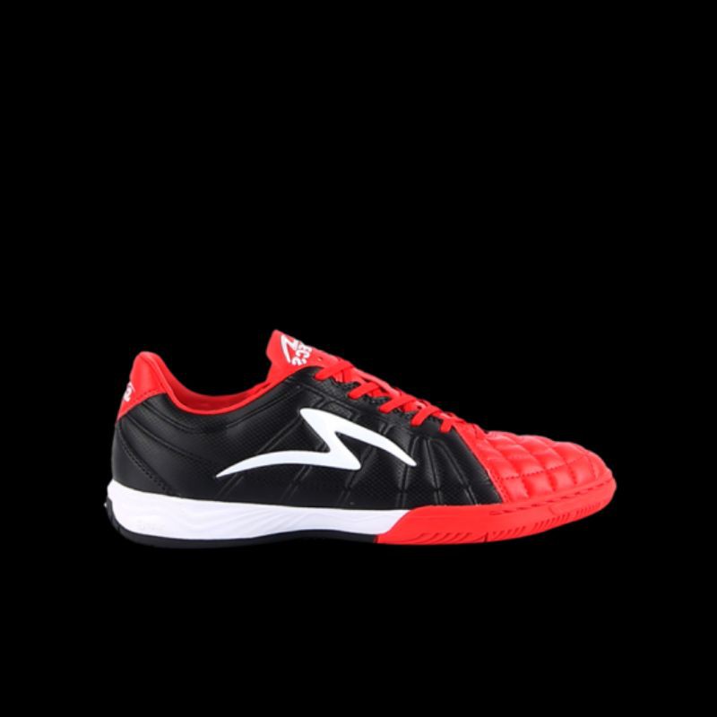 Specs sepatu futsal metasala kaze in emperor red/black/white