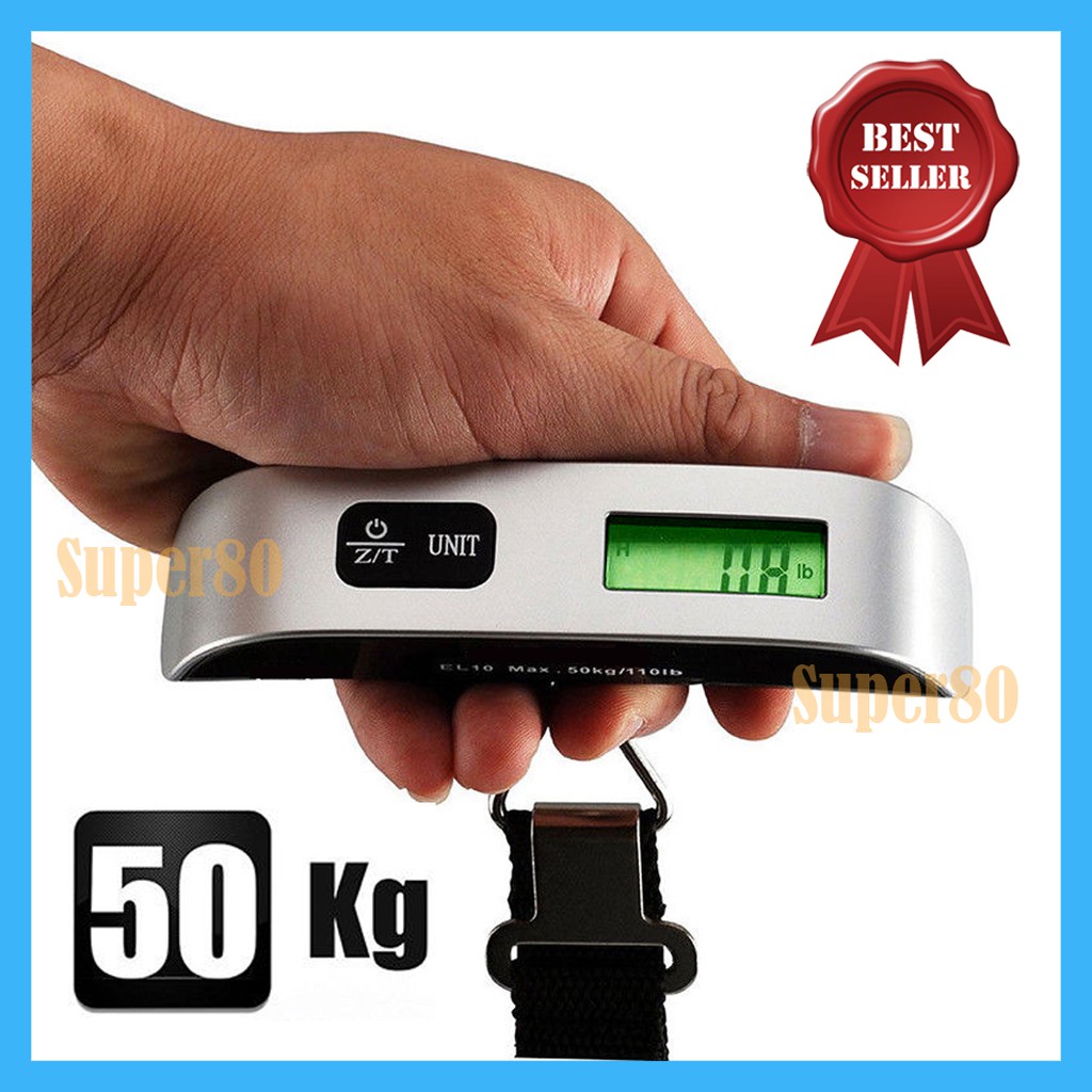 Timbangan Koper 50kg Tas Gantung Bagasi Digital Luggage Scale 50 Kg Travel