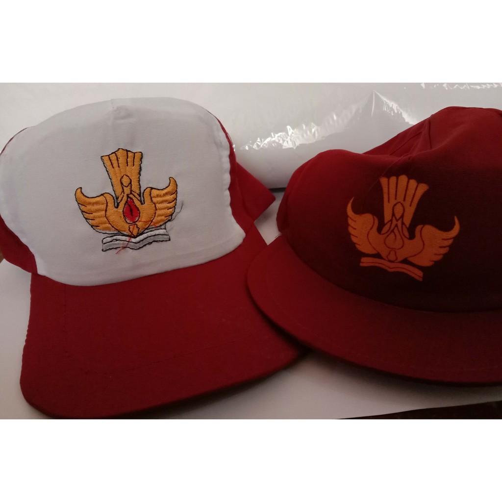 Topi SD Sablon