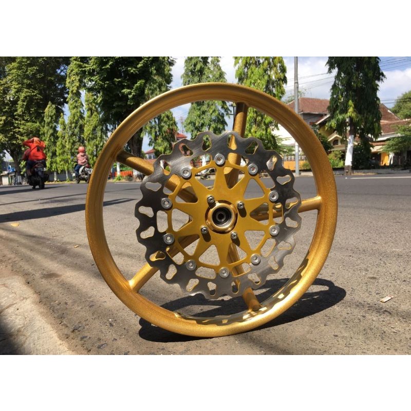 Velg Depan Rossi copy RCB Set disc Model Daytona Standart atau PNP shock Tiger MP ninja