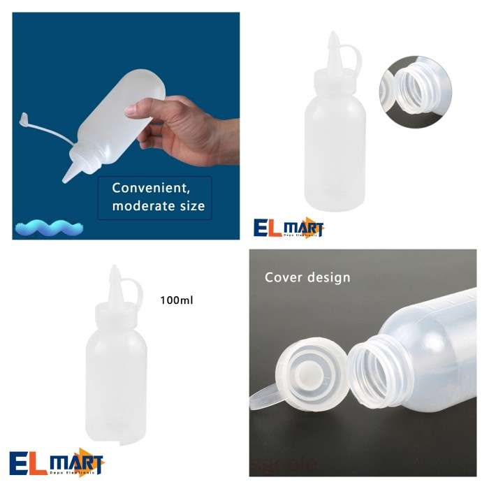 Botol Saos Mini Sauce Kecap Mayonaise Minyak Squeeze Bottle 100ml BS01