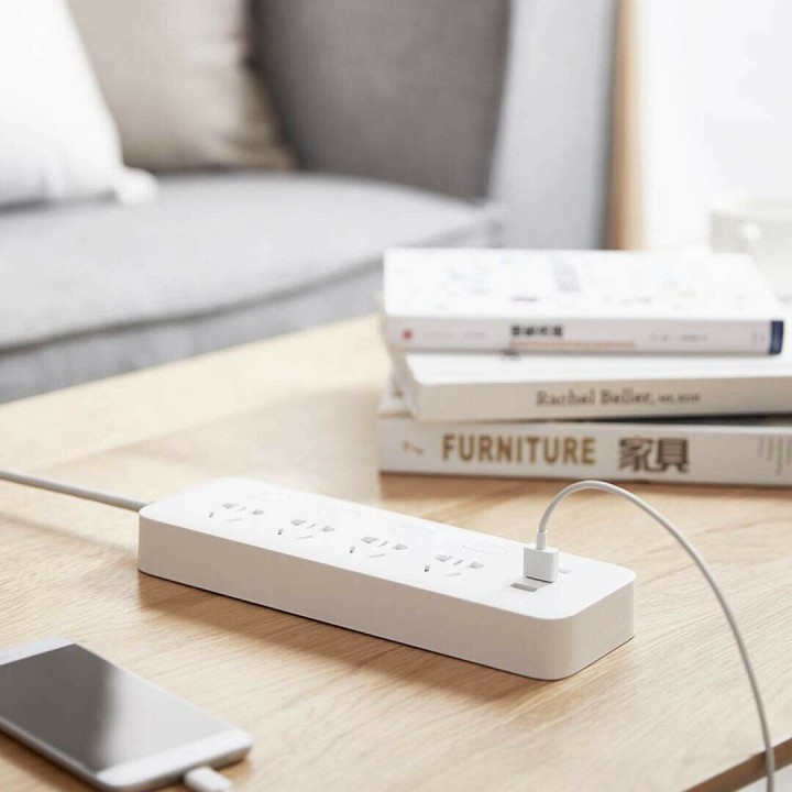 XIAOMI MIJIA Mi Power Strip Extension with 4 Socket and 3 USB Port 2A