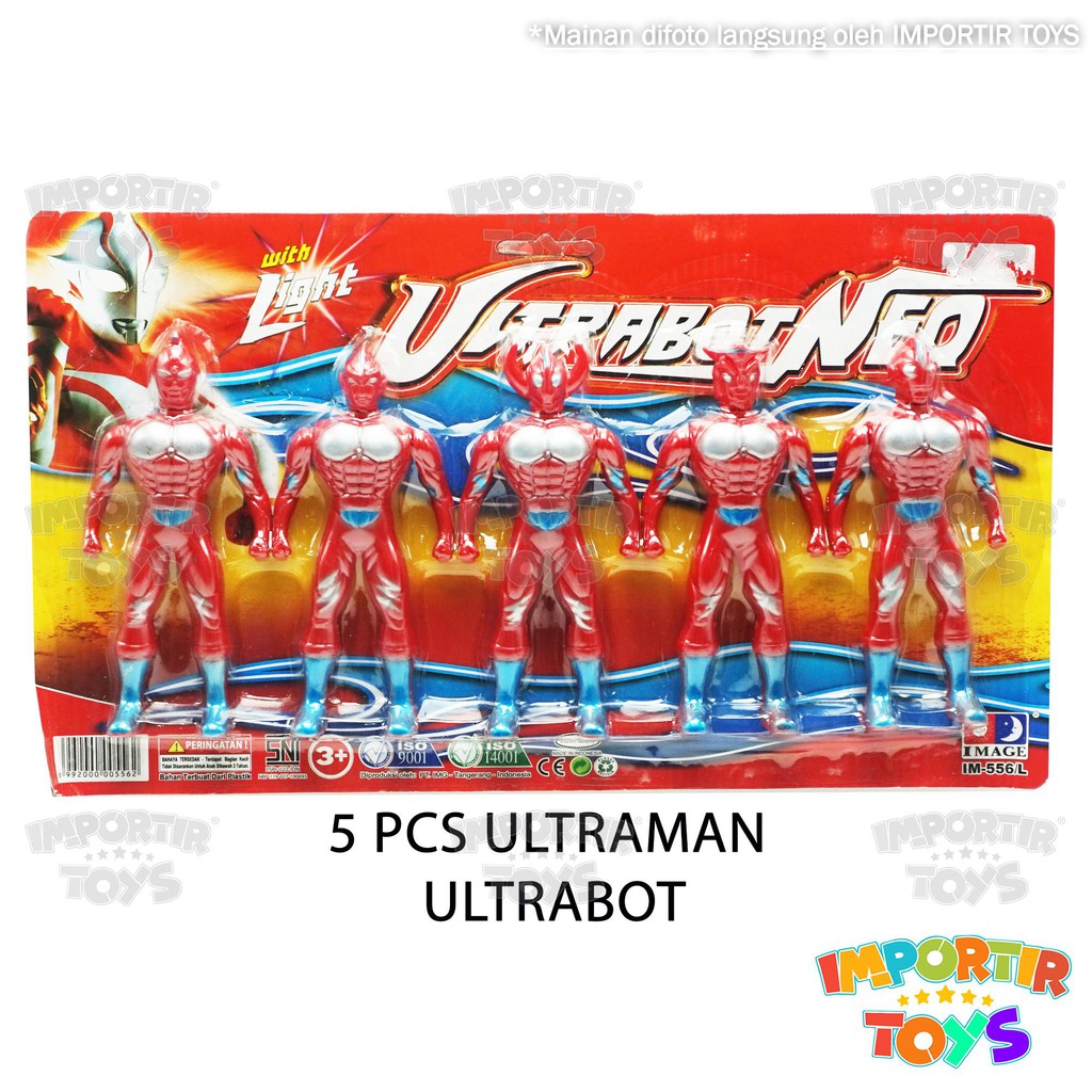 Mainan Figur Set 5 pcs Ultraman Robot Anak Murah Berkualitas!