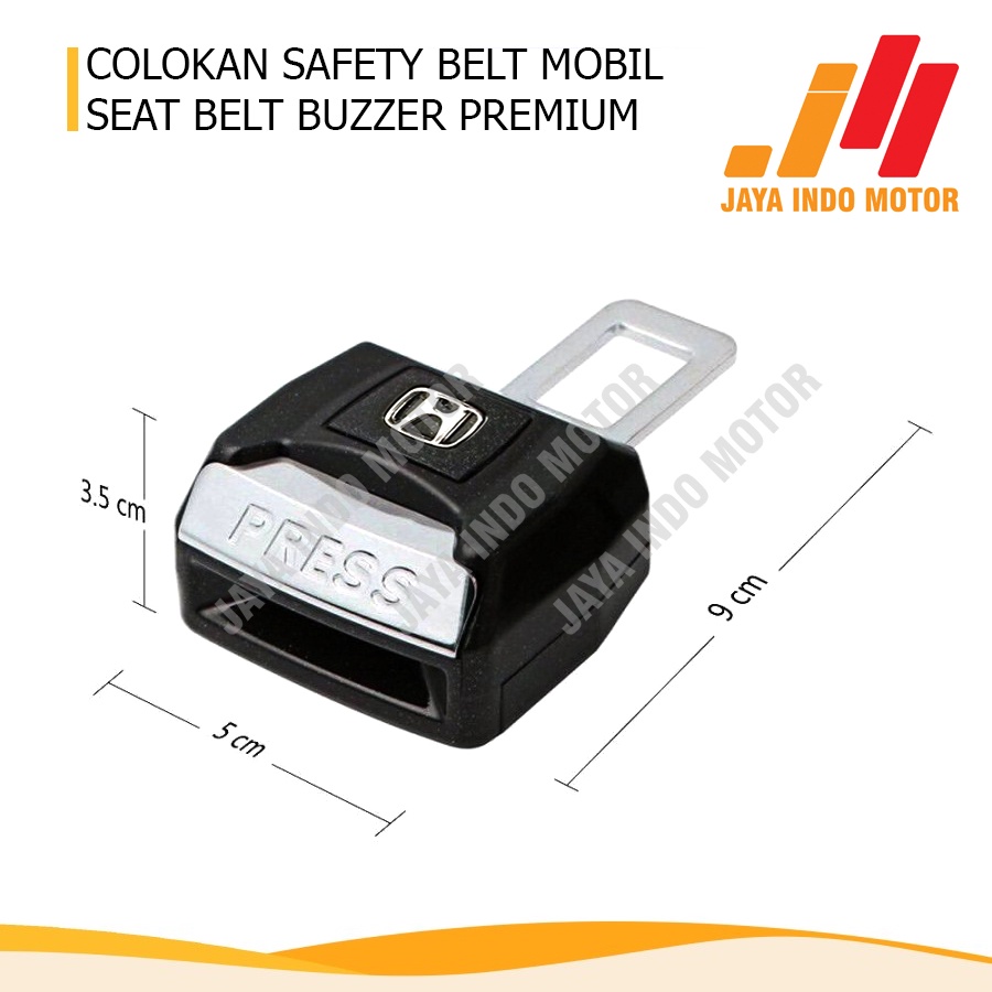 COLOKAN SAFETY BELT MOBIL / SEAT BELT BUZZER LOGO HONDA