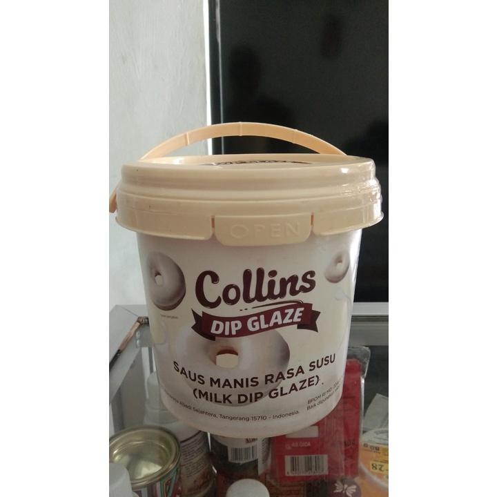 

Collins Dip Glaze Milk / Toping Donat Rasa Susu 1 Kg