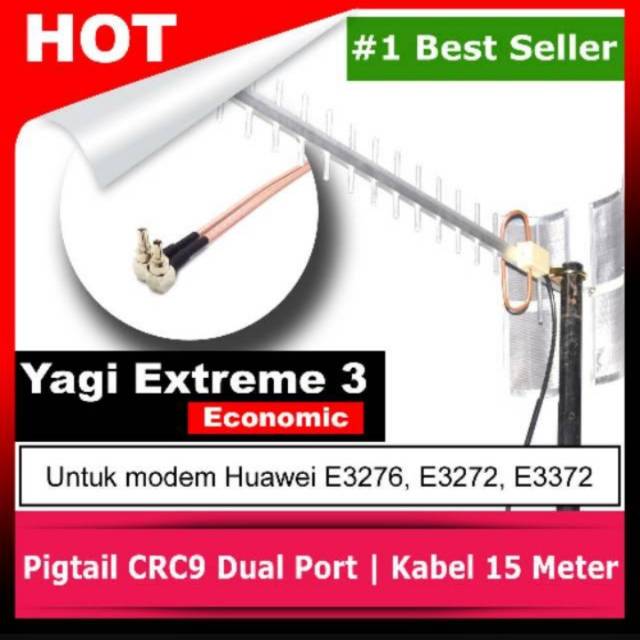 antena yagi huawei e3372 e5577 e5573 dll 15 meter