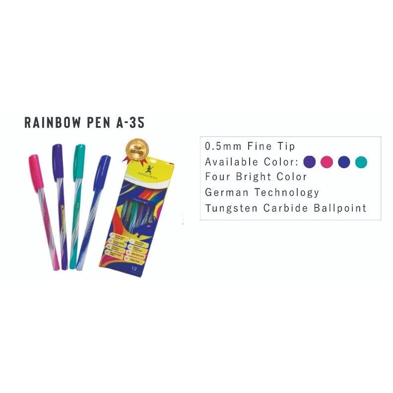

Pena / Pulpen Kingsman Rainbow