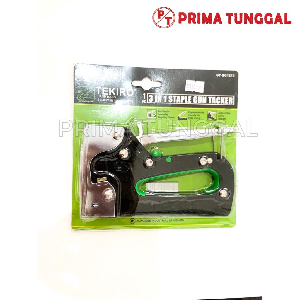 

Staples Tembak 3 IN 1 Tekiro 6 - 14 MM Hitam Staple Gun Tacker