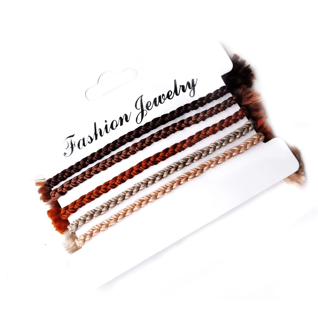 Gelang Tali Simple Brown Series