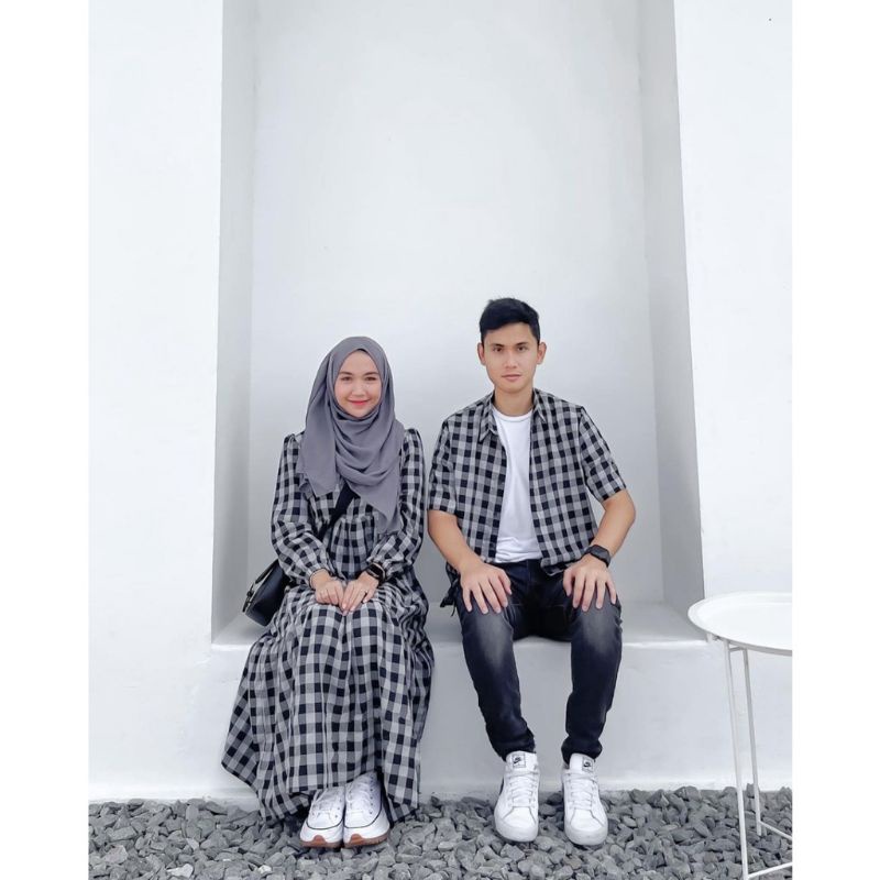 Raya couple muslim setelan baju muslim remaja