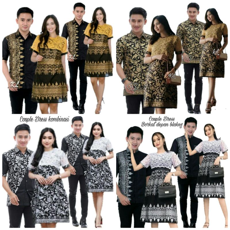 COUPLE DRESS BROKAT COUPLE DRESS BATIK COUPLE DRESS BROKAT