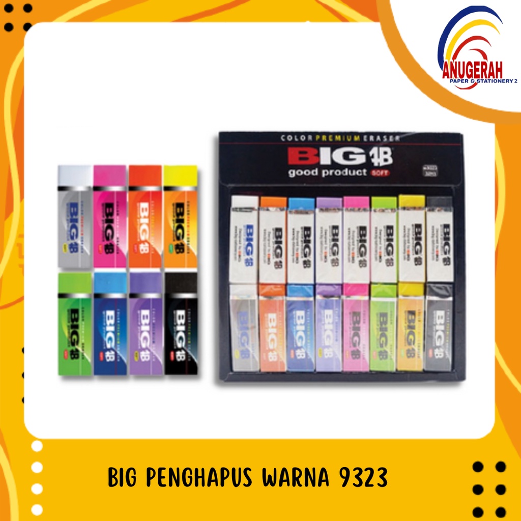 

BIG Penghapus Warna 9323 (PCS)