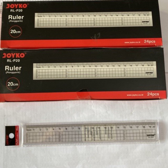 

Ruler Penggaris 20cm Joyko RL-P20 Rlp20