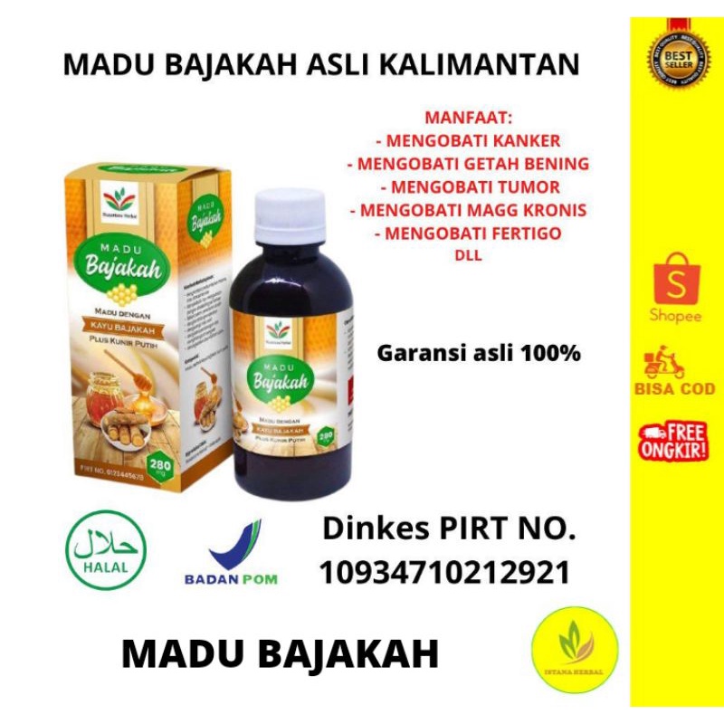 

MADU BAJAKAH 280gr 100% HERBAL ALAMI/MENINGKATKAN DAYA TAHAN TUBUH/ORIGINAL/TERLARIS