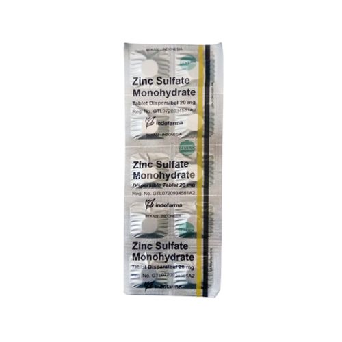 Zinc Indofarma 20 Mg Strip 10 Tablet