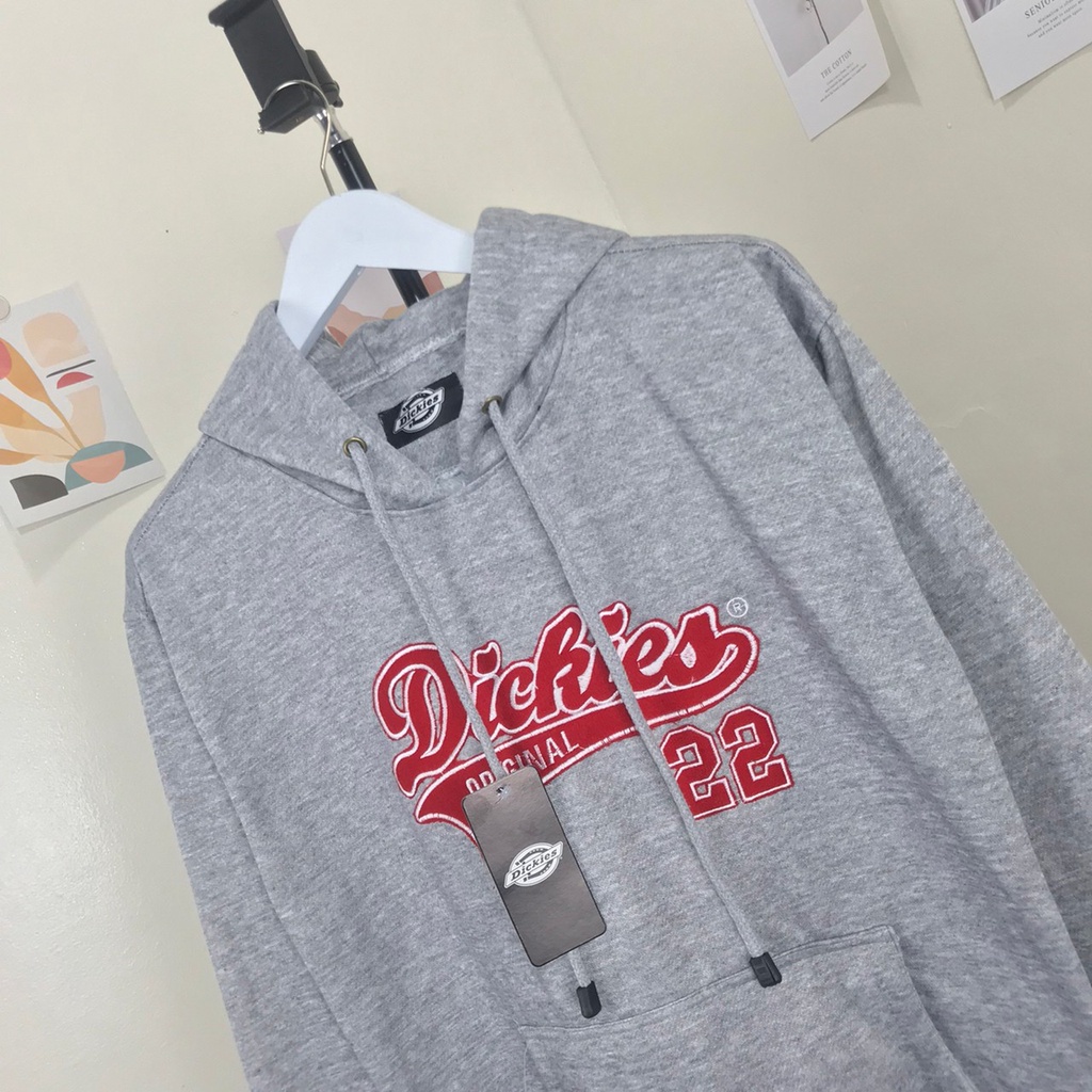 JAKET HOODIE DICKIES ORIGINAL 22 BORDIR EMBORDIERED  NAVY AND GREY/ABU